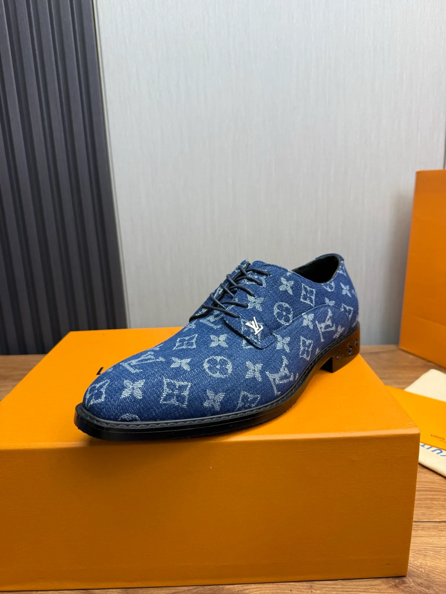 Factory 720💰 LV. Men's business casual leather shoes, all made of imported original brand leather, just to create a more comfortable wearing experience, original non-slip and wear-resistant outsole ✔️16-45 (38.45 non-refundable)